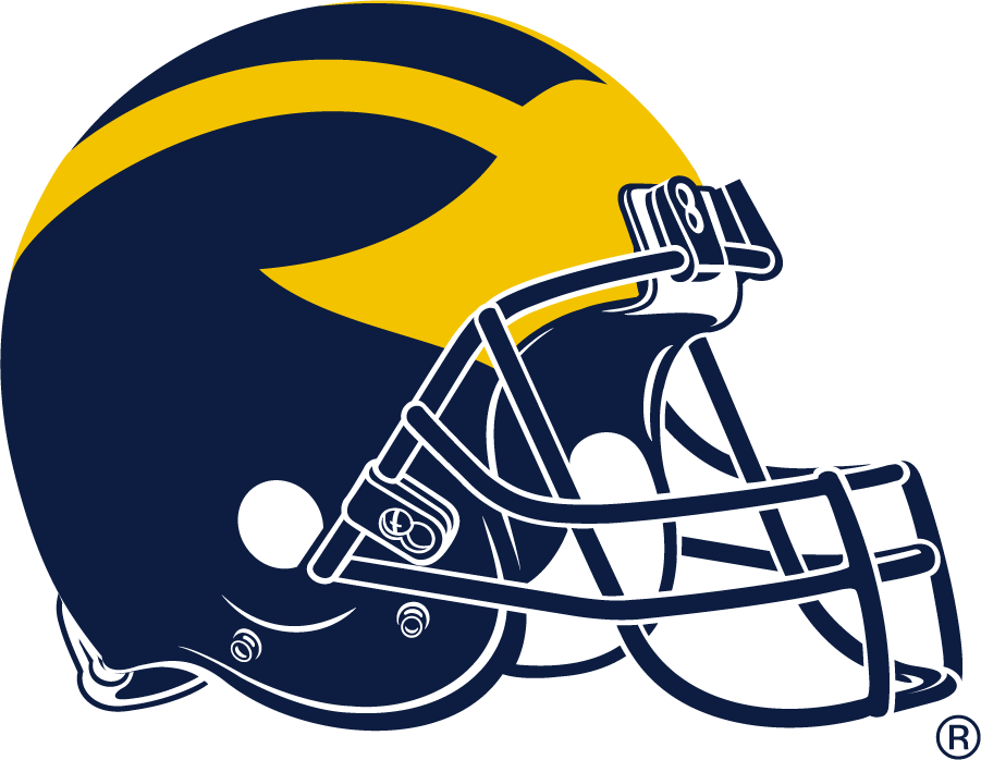 Michigan Wolverines 2016-Pres Helmet Logo iron on transfers for T-shirts